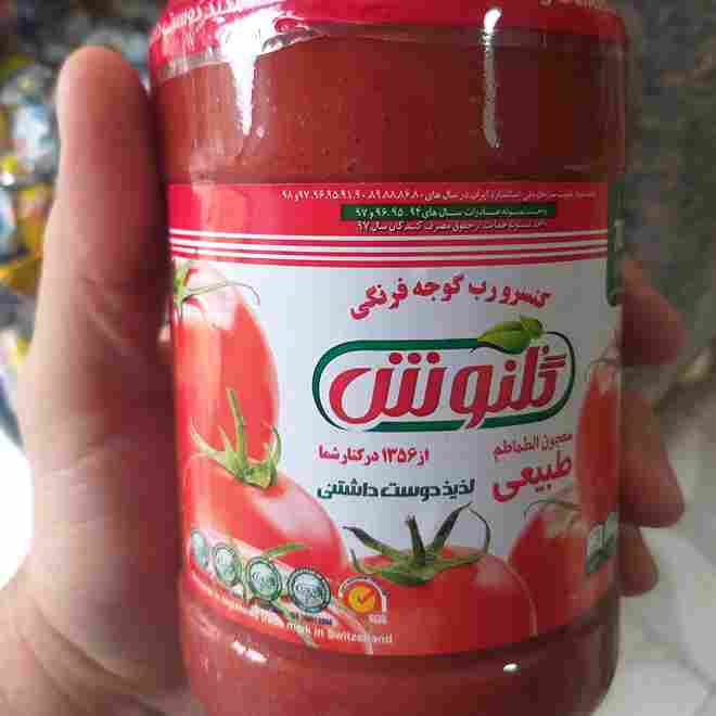 تصویر 1 از رب گوجه فرنگی گلنوش راز خوش‌رنگ شدن خورشت‌های خانگی